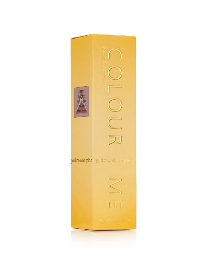 COLOUR ME Men Homme Gold Eau De Floral Spray Parfum 50Ml