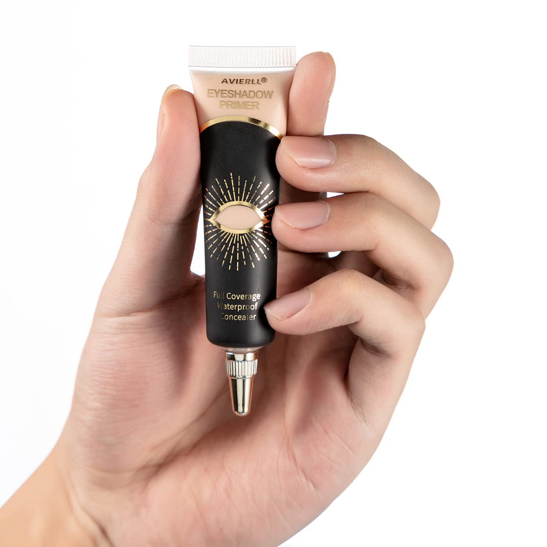 AVIERLL Eyeshadow Primer-3Pens Eye Primer,Makeup Primer Long Lasting Cream Eyeshadow Base,Primer Face Makeup,Full Coverage Waterproof Concealer 3 Colors -0.40 fl oz (IVORY+MEDIUM+WHEAT)