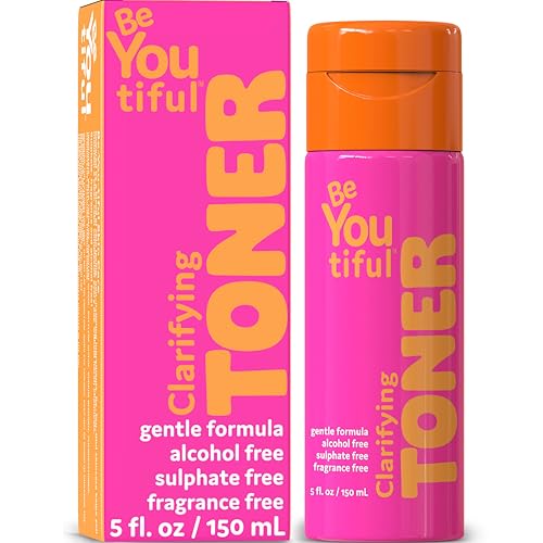 BeYouTiful Clarifying Face Toner, Preppy Skin Care for Balanced Skin, Gentle and Cleansing Facial Skincare for Teens, Tweens, and Kids, Girls and Boys Gifts, 4 fl oz, Ages 8-17