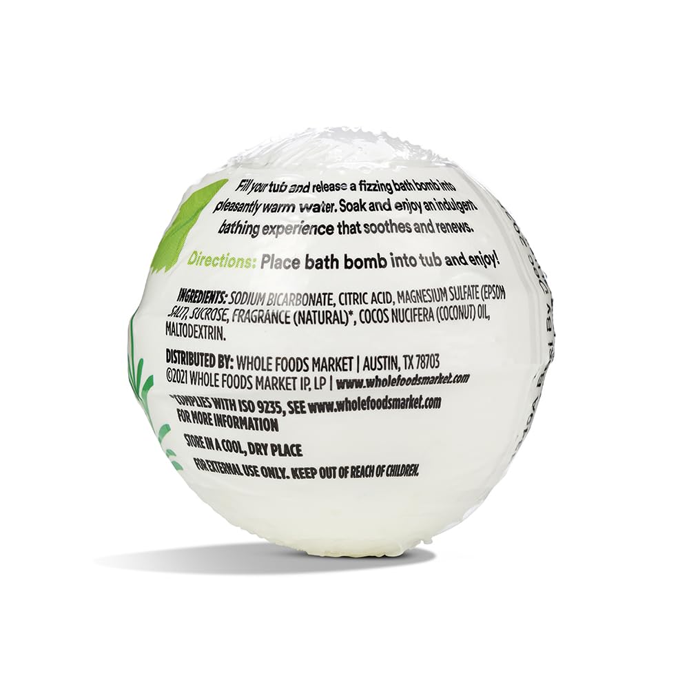 365 by Whole Foods Market, Fizzing Epsom Bomb, Muscle Soak, 2.3 oz