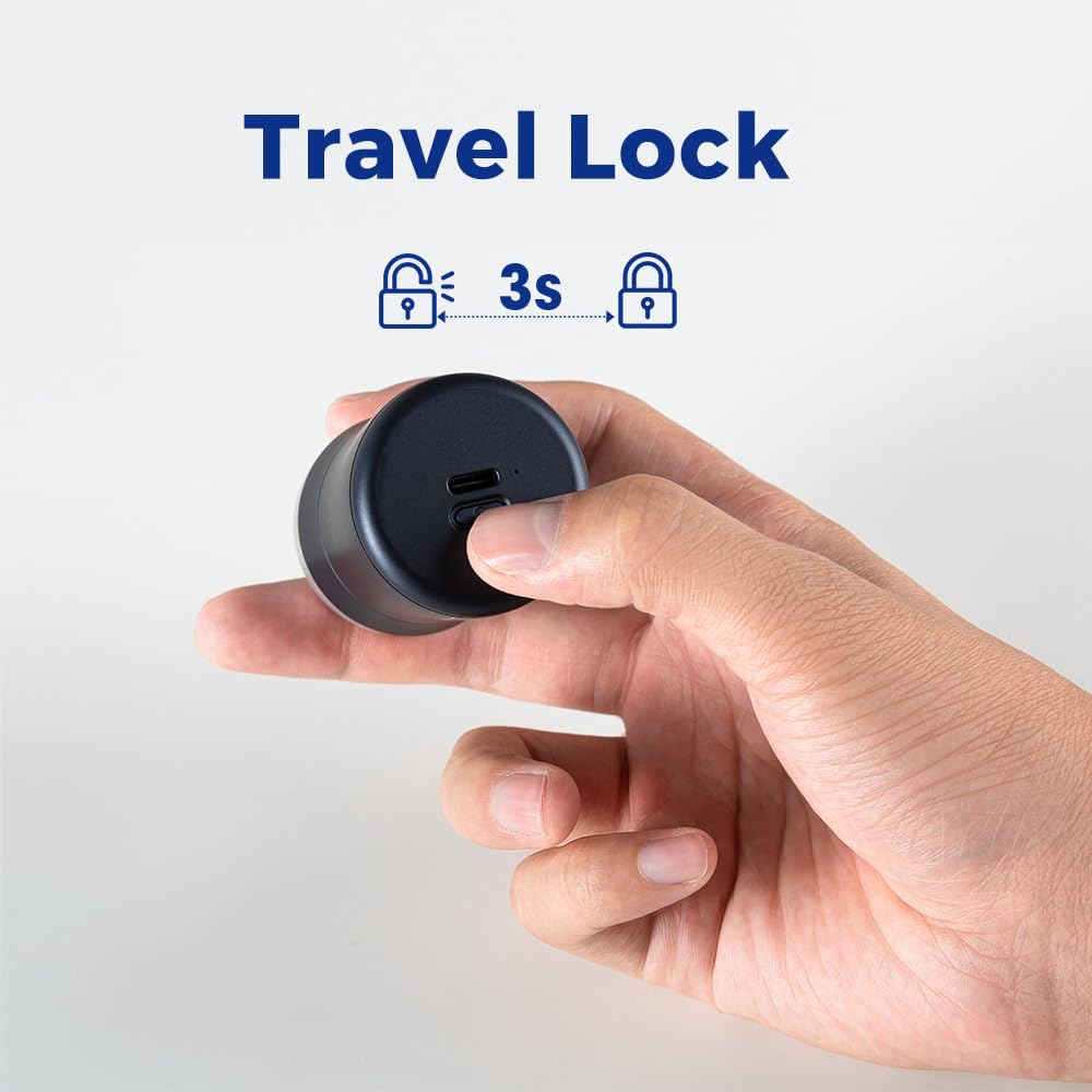 MicroNovelty Ultra-Compact Smallest Electric Shaver, EVO Shaver Pocket-Size Men's Razor, Portable Travel Shaver for Beard Trimming and Grooming, Multifunctional Shaver for On-The-Go Use