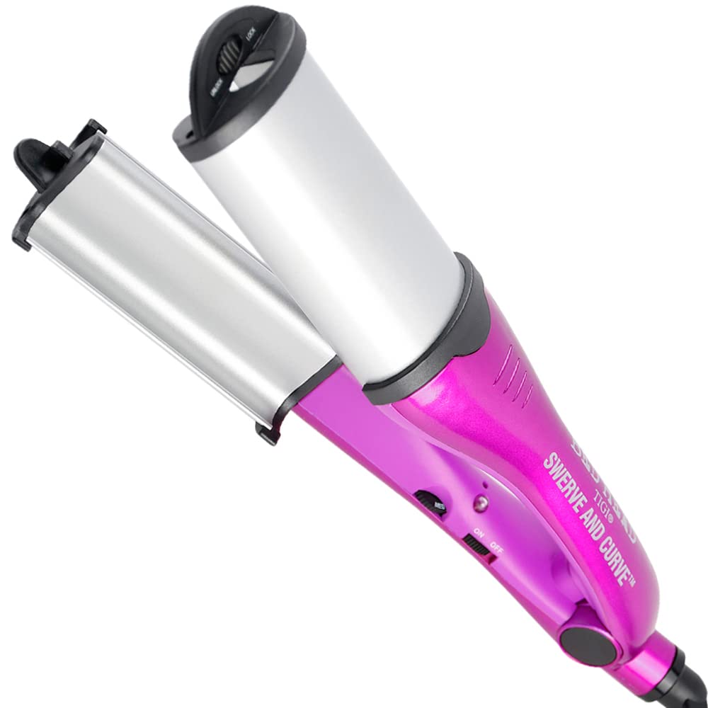 Bed Head Swerve Curve Hair Waver And Wand In 1,Pink