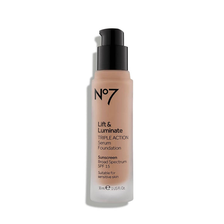 No7 Lift & Luminate TRIPLE ACTION Serum Foundation - Warm Beige