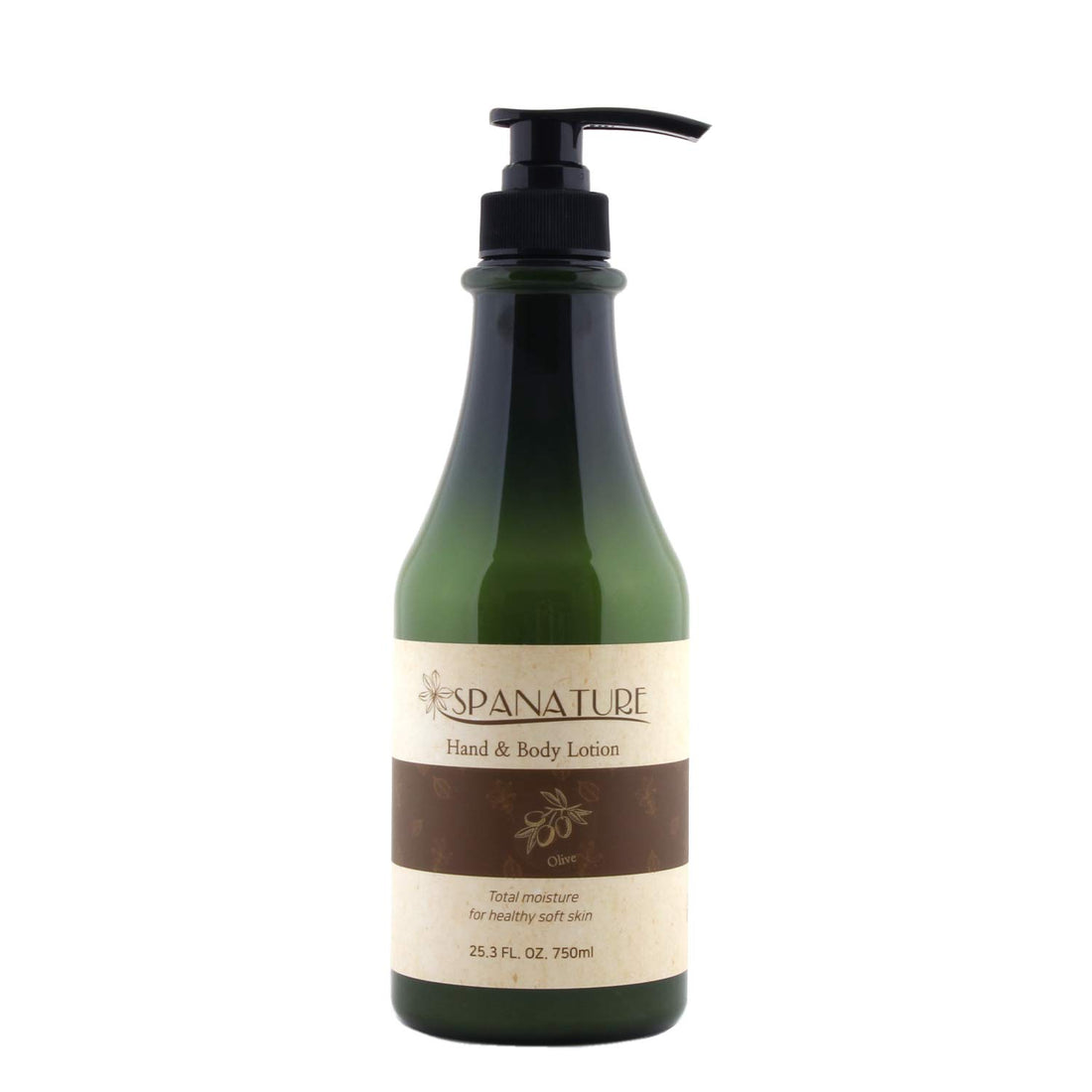 Olive: Spanature Hand & Body 750Ml/25Oz Lotion Selection Made In Korea (Olive)