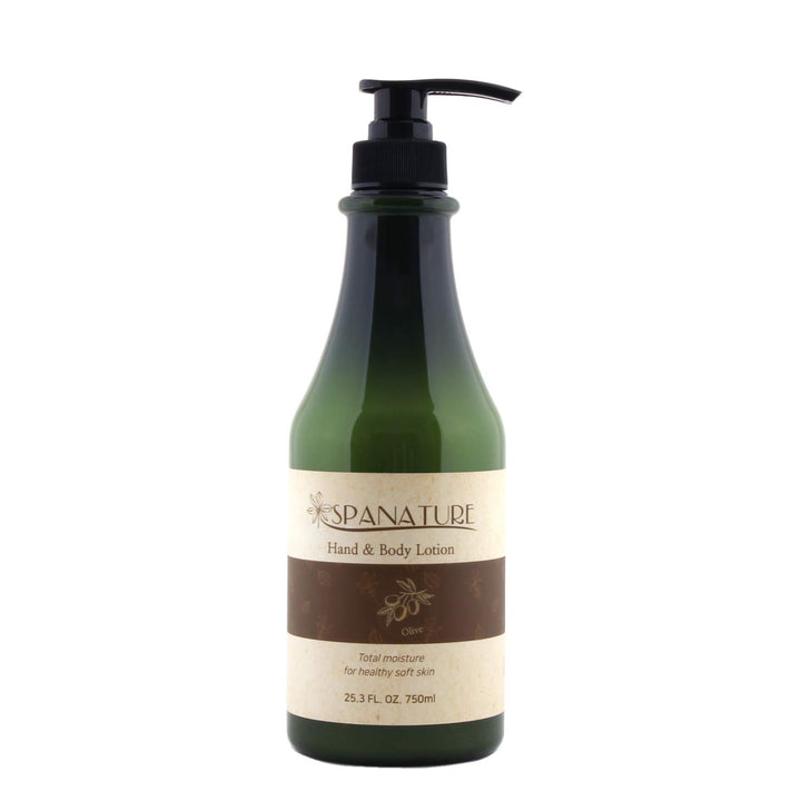 Olive: Spanature Hand & Body 750Ml/25Oz Lotion Selection Made In Korea (Olive)