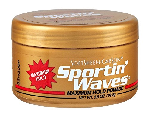 Soft Sheen Sportin Waves Max. Hold Pomade 3.5oz (3 Pack)