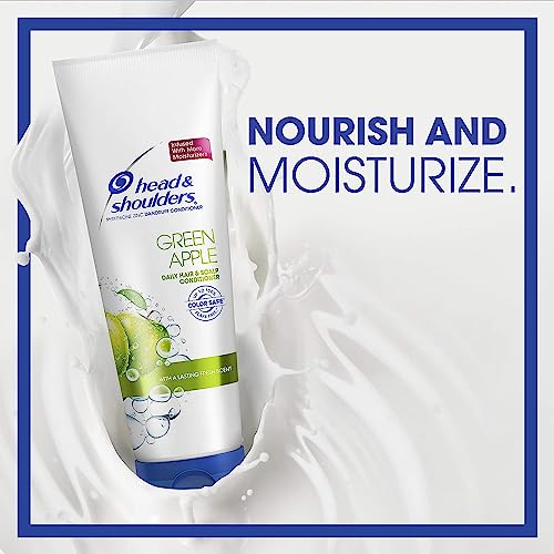 Head & Shoulders Green Apple Daily-Use Paraben Free Anti-Dandruff Conditioner, 10.9 Fl Oz