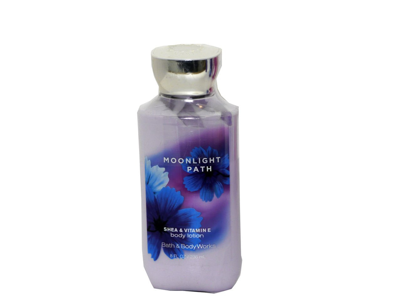 Bath & Body Works Signature Collection Moonlight Path Gift Set - Bundle - 4 items: Ultra Shea Cream, Body Lotion, Shower Gel, and Shower Sponge