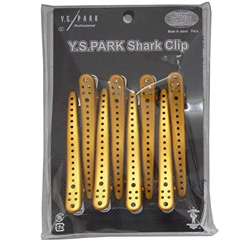 Ys Park Clip Shark Gold Metal