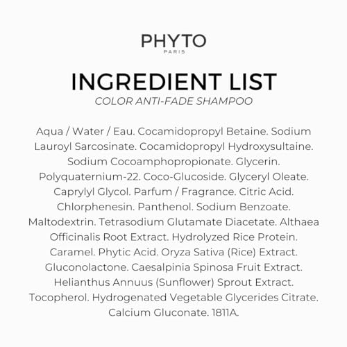 Phyto Color Protecting Shampoo for Coloured Hair – Radiance Enhancing & Shine Boosting, Sulfate Free, Colour Safe, 12 Washes Longevity|250 ml