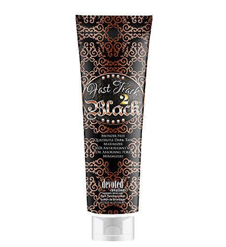 Fast Track 2 Black Dark Tan Maximizer tanning Lotion by Devoted Creations