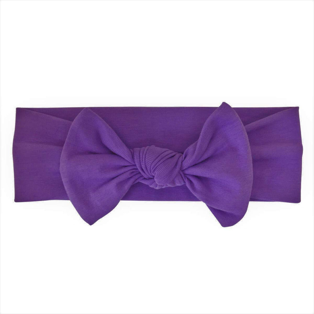 BABYGIZ Baby Girl Headbands-Infant,Toddler Cotton Handmade Hairbands with Bows Child Hair Accessories (Purple)