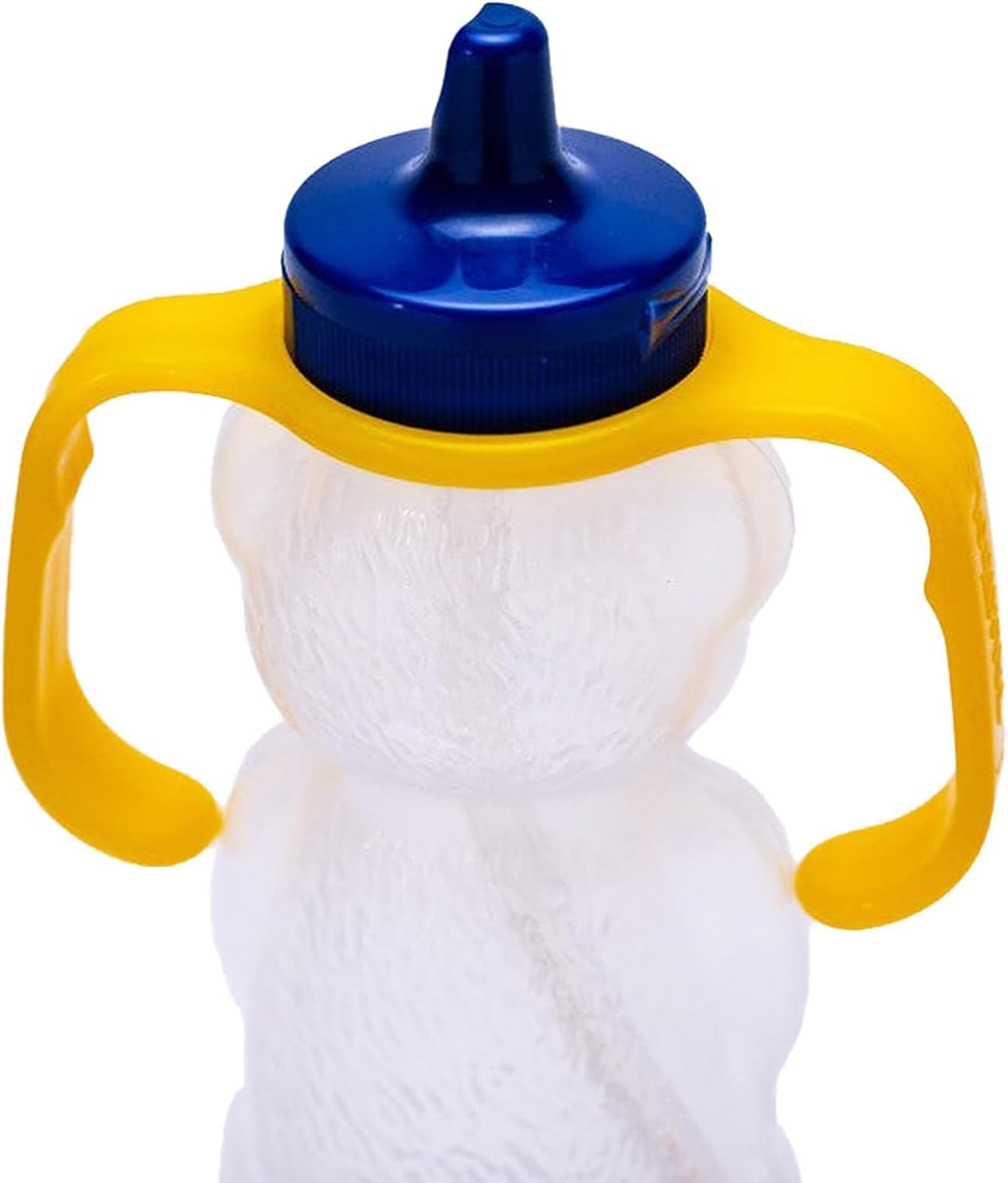 TalkTools Honey Bear Straw Cup, Dishwasher Safe Baby Drinking Bottle, Premium Food-Grade Material, Honeybear Sippy Cup for Ages 4+ Months, Trainer for Babies, Kids and Toddlers (Single 7oz)