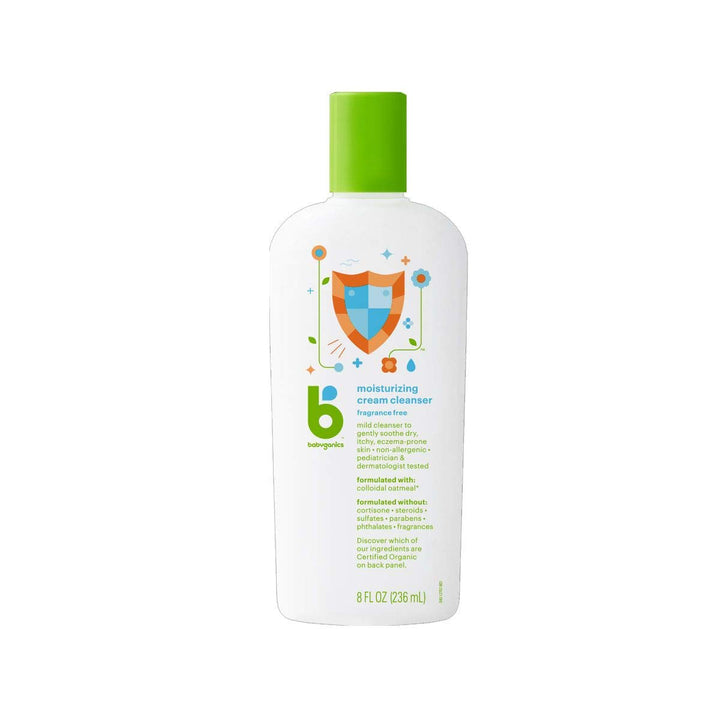 BabyGanics Bye Bye Dry Moisturizing Therapy Wash, 8 Fluid Ounce (Pack of 2), Packaging May Vary