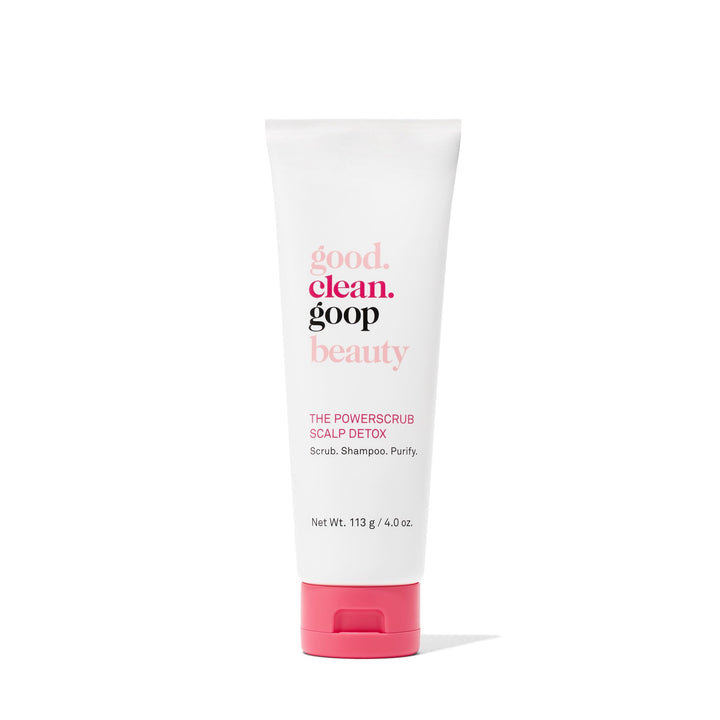 good.clean.goop beauty The Powerscrub Scalp Detox | Clarifying Shampoo to Detoxify Hair and Scalp | Salt Scrub with Vitamin E, Amino Acids & Chlorella Extract | Cruelty-Free & Vegan Shampoo | 4 Fl oz