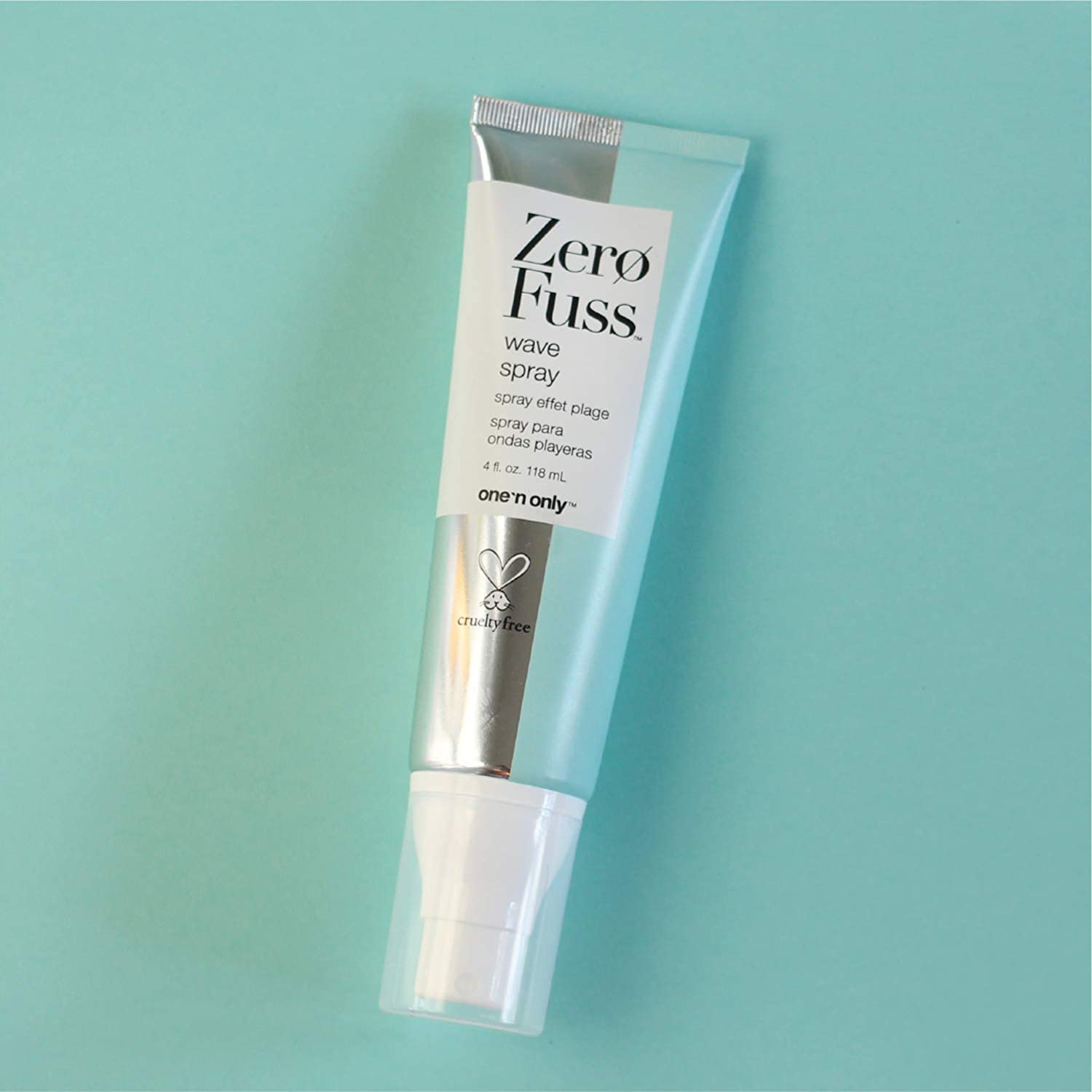 one 'n only Zero Fuss Wave Spray, Lightweight, Creates Separation and Texture with No Sticky Feel, Matte Finish, Non-Drying Designed to Create Volume, 4 Fl. Oz