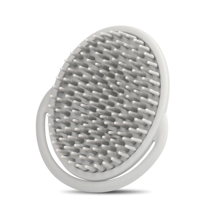 haakaa Silicone Shampoo Brush - Soft Cradle Cap Brush Comb | Hair Scalp Massager, Soft Bristles for Newborns & Toddlers,Ideal Baby Registry Gift - 1pk
