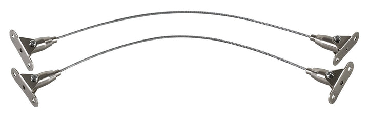 Mount-It! Furniture Anti-Tip Anchor - Steel Child Safety Straps | Secure Wall Anchors for Bookshelf, Dresser, Cabinet, Earthquake Protection for Babies and Pets, 2 Pack, Hardware Included