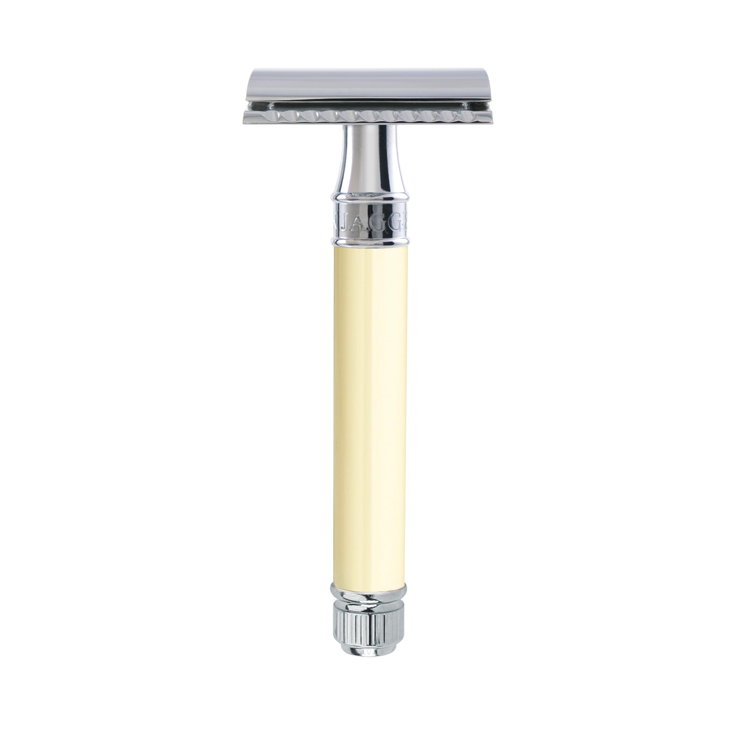 Edwin Jagger De87bl Faux Ivory Double Edge Safety Razor, Ivory