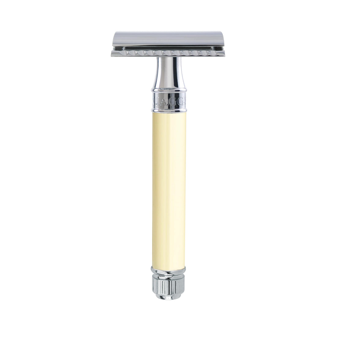 Edwin Jagger De87bl Faux Ivory Double Edge Safety Razor, Ivory