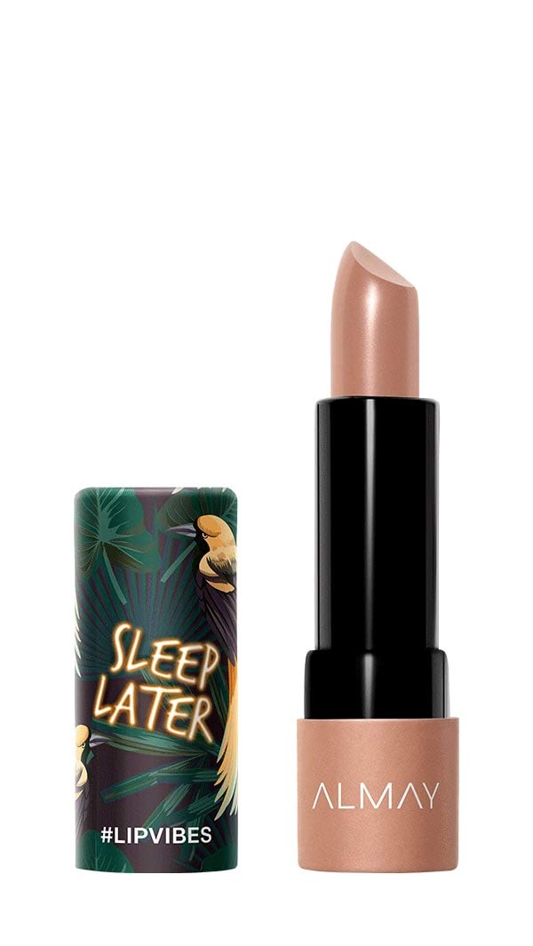 Almay Lip Vibes, Sleep Later, 0.14 oz, cream lipstick (250)