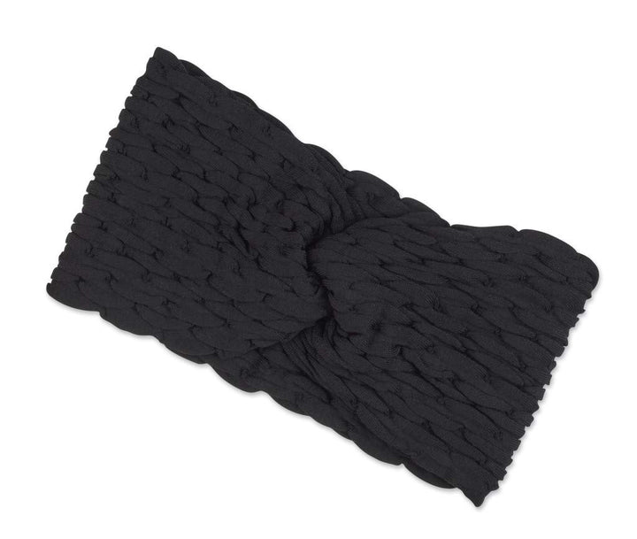 Scunci Wide Twist Headwrap Scrunchie Hair Tie, Black, 1 Count