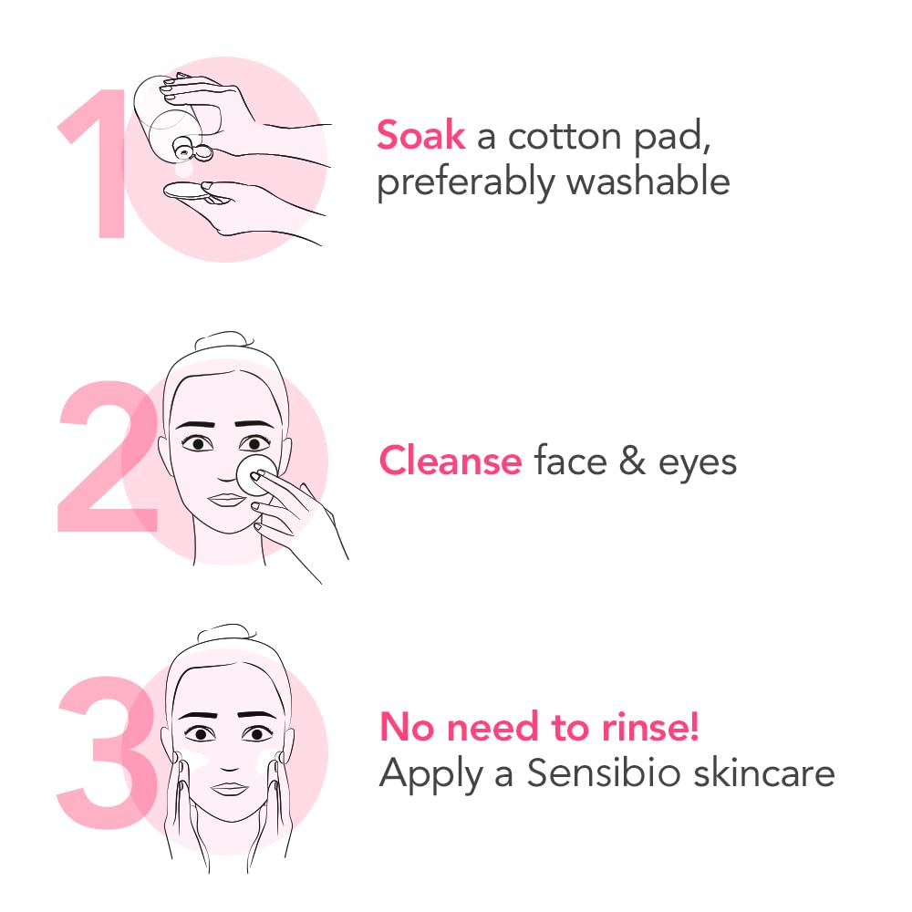 Bioderma Sensibio H2O Micellar Water Pump, Makeup Remover Cleanser, Gentle for Skin, Fragrance-Free & Alcohol-Free, Gentle Face Cleanser for Sensitive Skin, 16.9 Fl Oz