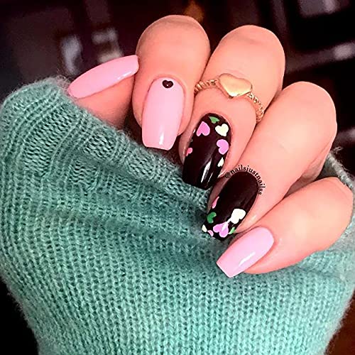 Duri Nail Polish, 572 Purple Rain, Dark Shimmer Purple Lacquer Opaque Coverage, 0.5 fl.oz.