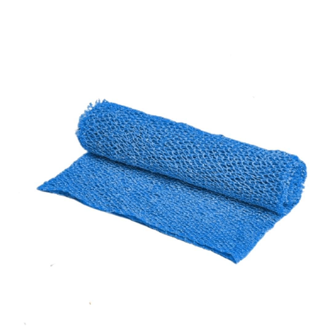 African Exfoliating Net, Sponge, Bath, Body Wash, Back Scrubber, Shower, Long, Stretchable (Green)