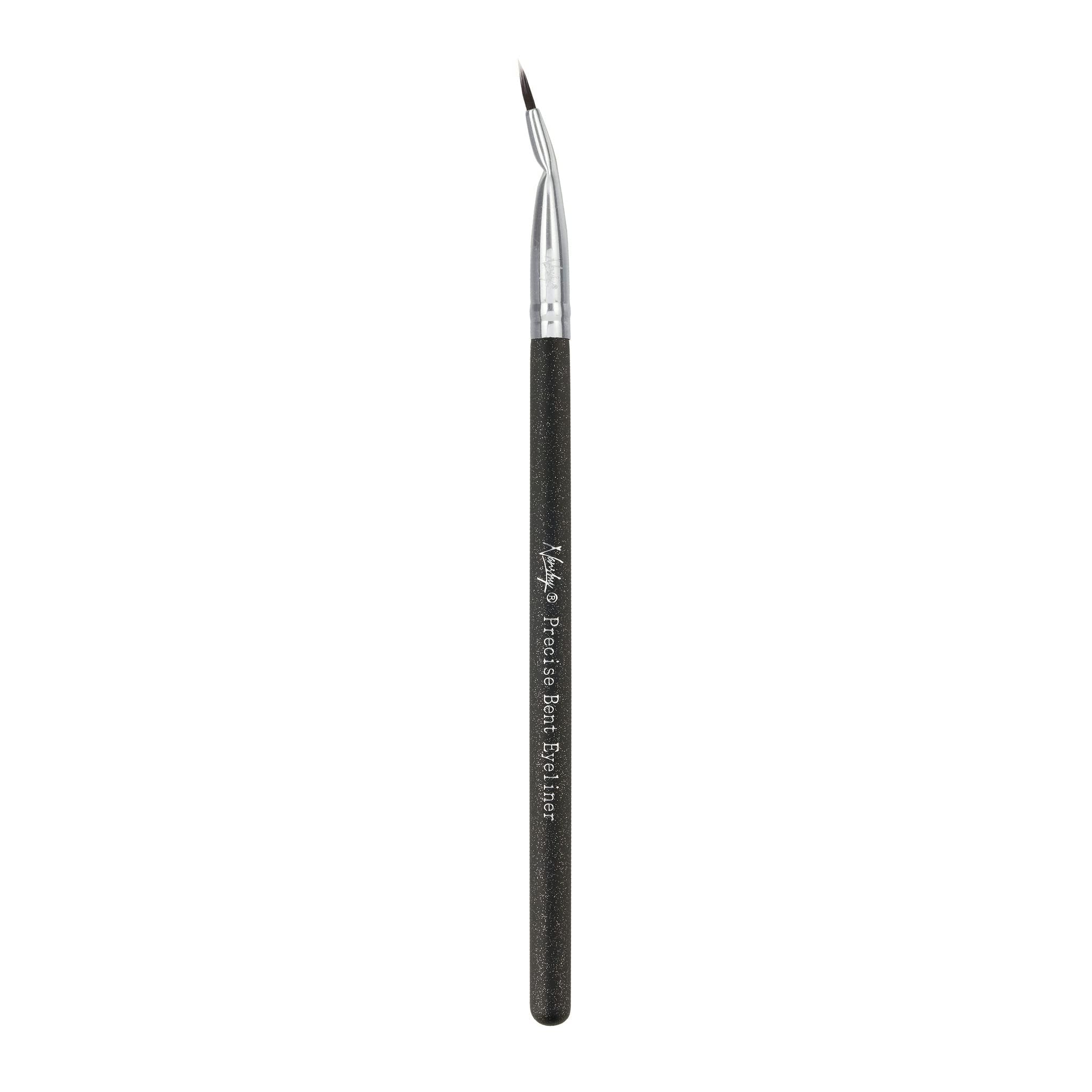 Nanshy Precise Ultra Fine Thin Tip Bent Eyeliner Makeup Brush For Applying Gel Cream Liquid Eye Liner