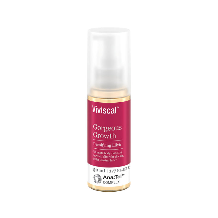 Viviscal Gorgeous Growth Densifying Leave-in Elixir for Thicker, Fuller Hair | Ana:Tel Proprietary Complex with Keratin, Biotin, Zinc | 1.7 Ounce