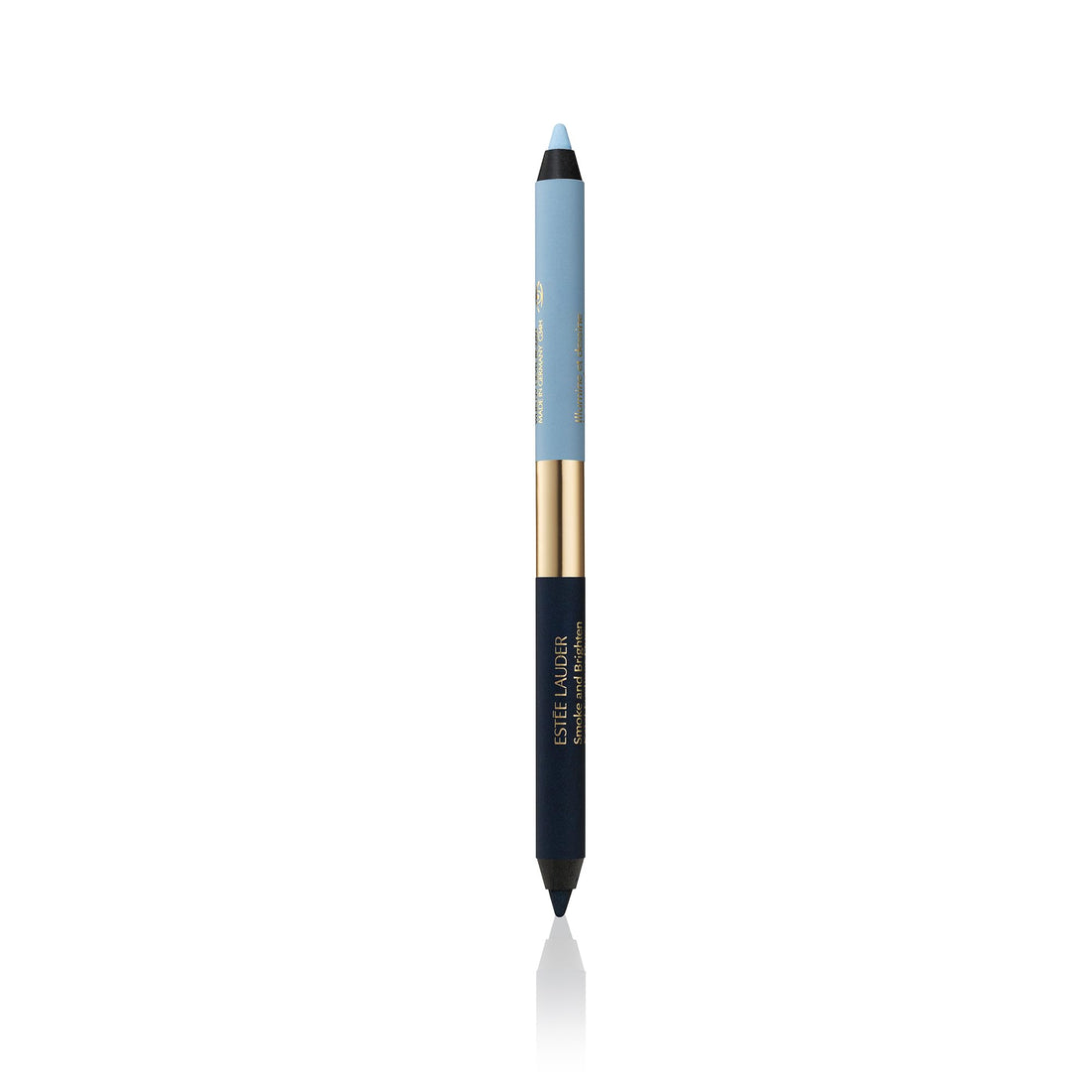 Estée Lauder Smoke and Brighten Long-Lasting Waterproof Kajal Eyeliner Pencil Duo, 0.03 Ounce, Marine/Sky Blue