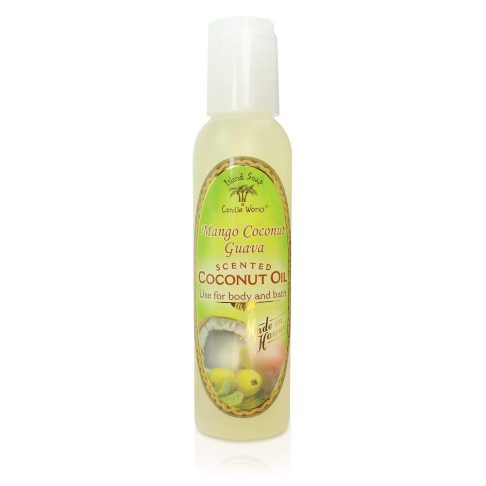 Island Soap Company Aromatic Coconut Oil - 4.5 oz. - Mango Coconut Guava