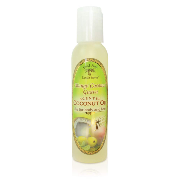Island Soap Company Aromatic Coconut Oil - 4.5 oz. - Mango Coconut Guava