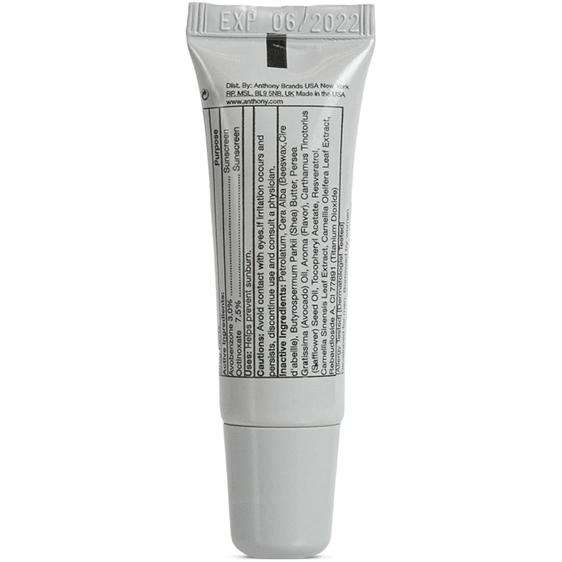Anthony Mint & White Tea Lip Balm SPF 25
