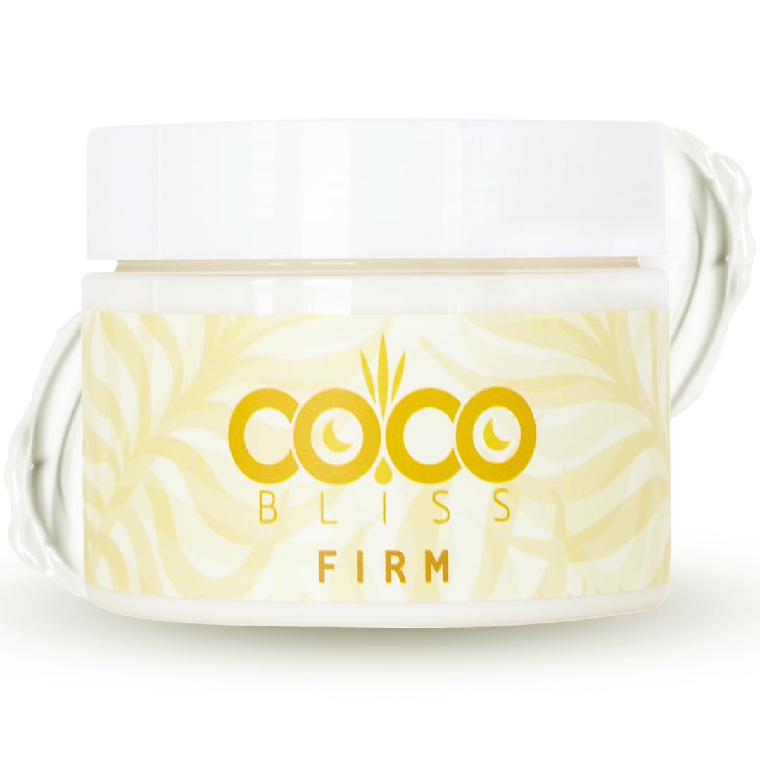 Cocobliss Skin Tightening Cream - Firming Lotion and Moisturizer for Bums, Legs, Tummy & Body - Hydrating with Guaraná, Coco Butter, Açaí Oil - Beautiful Glow and Vanilla Scent For men & women