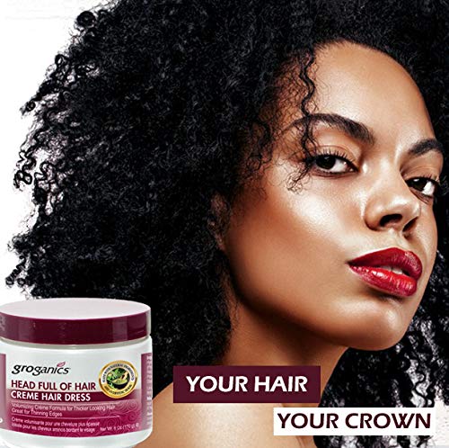 Groganics Head Full of Hair, 6 Ounce