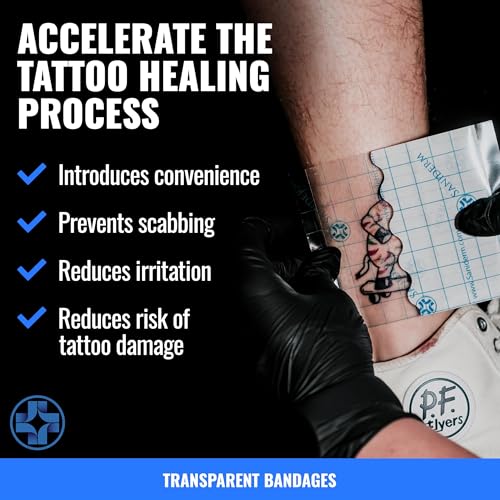 Saniderm Original Tattoo Aftercare Bandage (Extra Large Roll, 10.2 in x 8 yd)