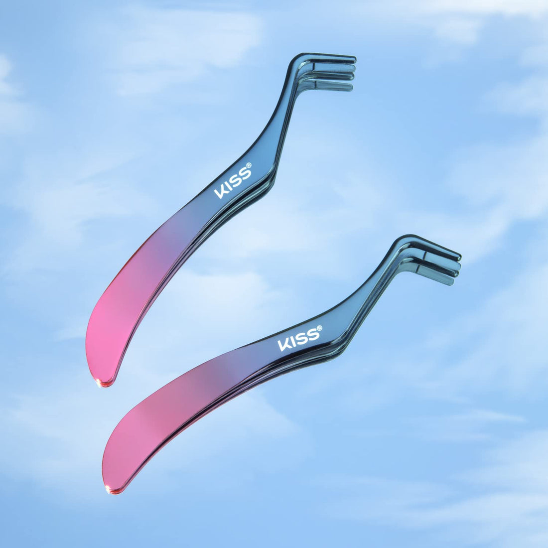KISS Falscara DIY Eyelash Extension Wisp Applicator for Mistake-Proof Artificial Lash Placement ââ‚¬â€œ Ergonomically Designed Handle to Easily Build Your Featherlight Synthetic Reusable Eyelash Clu