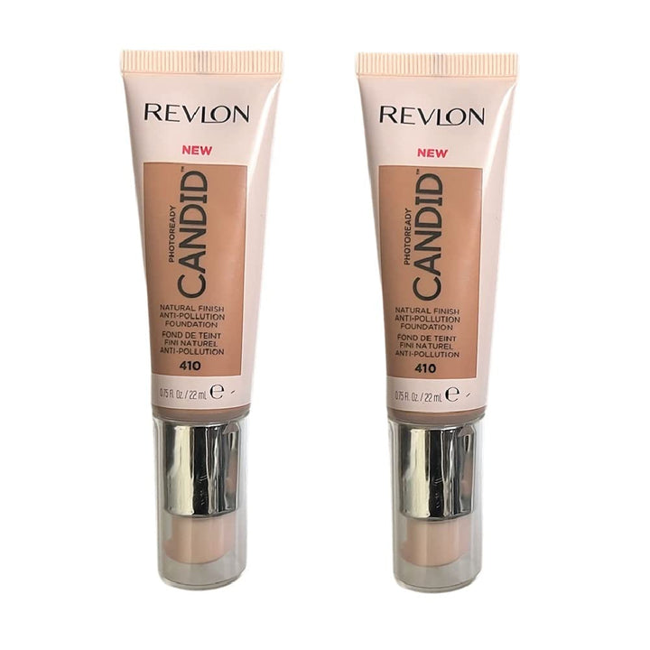Pack of 2 Revlon PhotoReady Candid Natural Finish Foundation, Toast 410