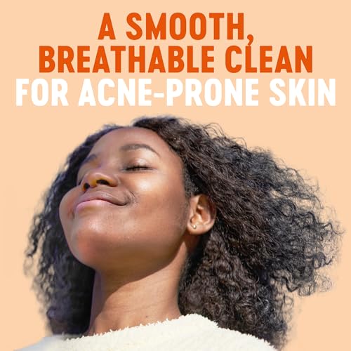 Biore Gentle & Breathable Acne Face Wash, Gentle Face Cleanser for Sensitive and Acne Prone Skin, Infused with Willow Bark Extract to Clarify Skin, Fragrance Free, 6.77 Oz