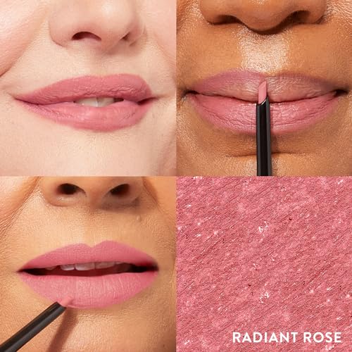 LAURA GELLER NEW YORK Modern Classic Lip Liner, Luxurious Creamy Long Lasting Lip Liner, Prevents Feathering and Fading, Radiant Rose