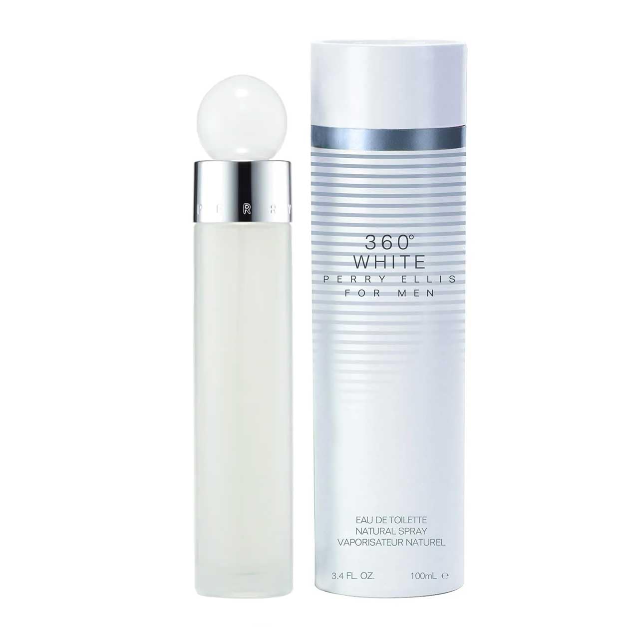 Perry Ellis 360 White By Perry Ellis For Men. Eau De Toilette Spray 3.4 Ounces