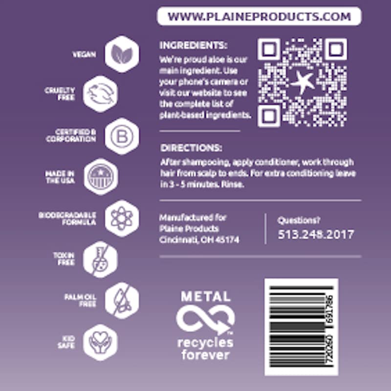 Eco-Friendly Conditioner - Citrus Lavender - Sulfate Free, 16 oz (Refillable Bottle with Pump)