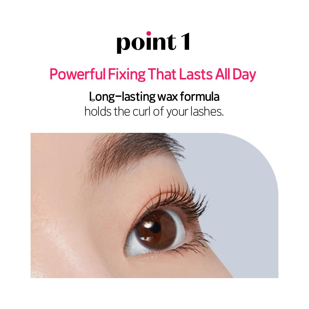 ETUDE Dr. Mascara Fixer #02 Black | Long-Lasting Smudge-Proof Mascara Fixer with Care Effect | Eyelash Primer | Korean Makeup, Kbeuaty, Perfect for Gift