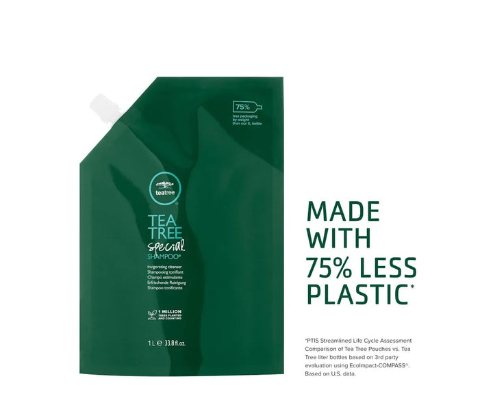 Tea Tree Special Shampoo, Deep Cleans, Refreshes Scalp, For All Hair Types, Especially Oily Hair, 33.8 fl. oz.