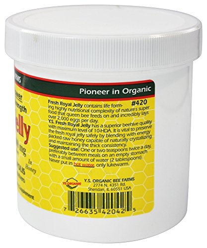 Fresh Royal Jelly + Bee Pollen, Propolis, Ginseng, Honey Mix - 36,000mg Y.S. Org 20.3 oz