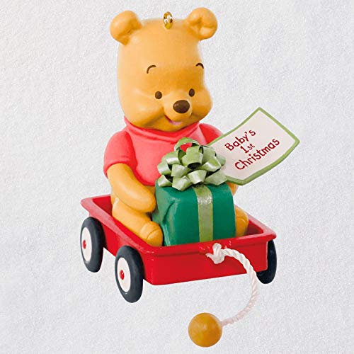 Hallmark Keepsake Ornament 2019 Year Dated, Disney Winnie The Pooh Baby's First Christmas
