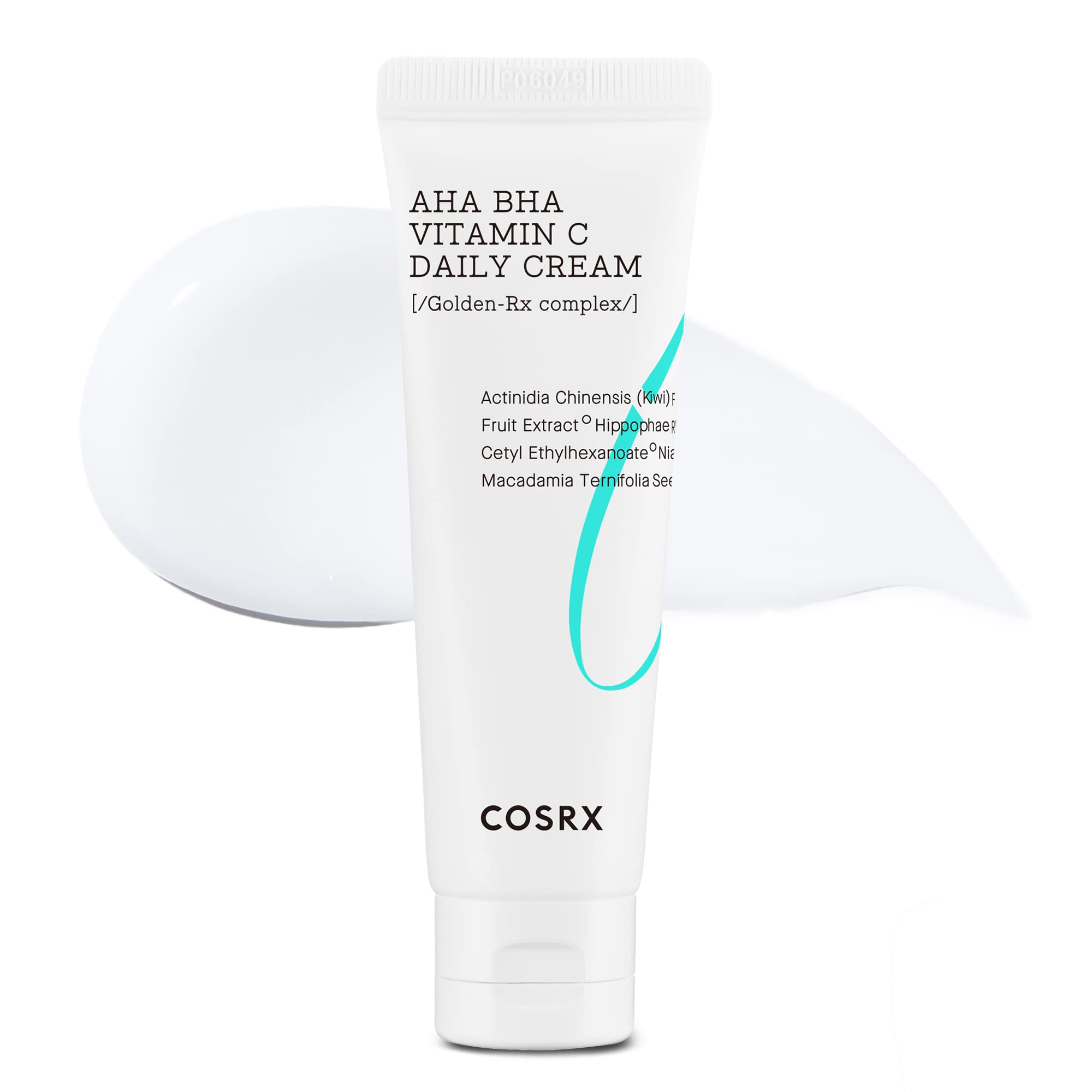 COSRX AHA BHA VITAMIN C Daily Cream 1.69 fl. oz 50 ml, Face Cream, Anti Aging, Plumping Skin, Natural, Fruit, Korean Skin Care