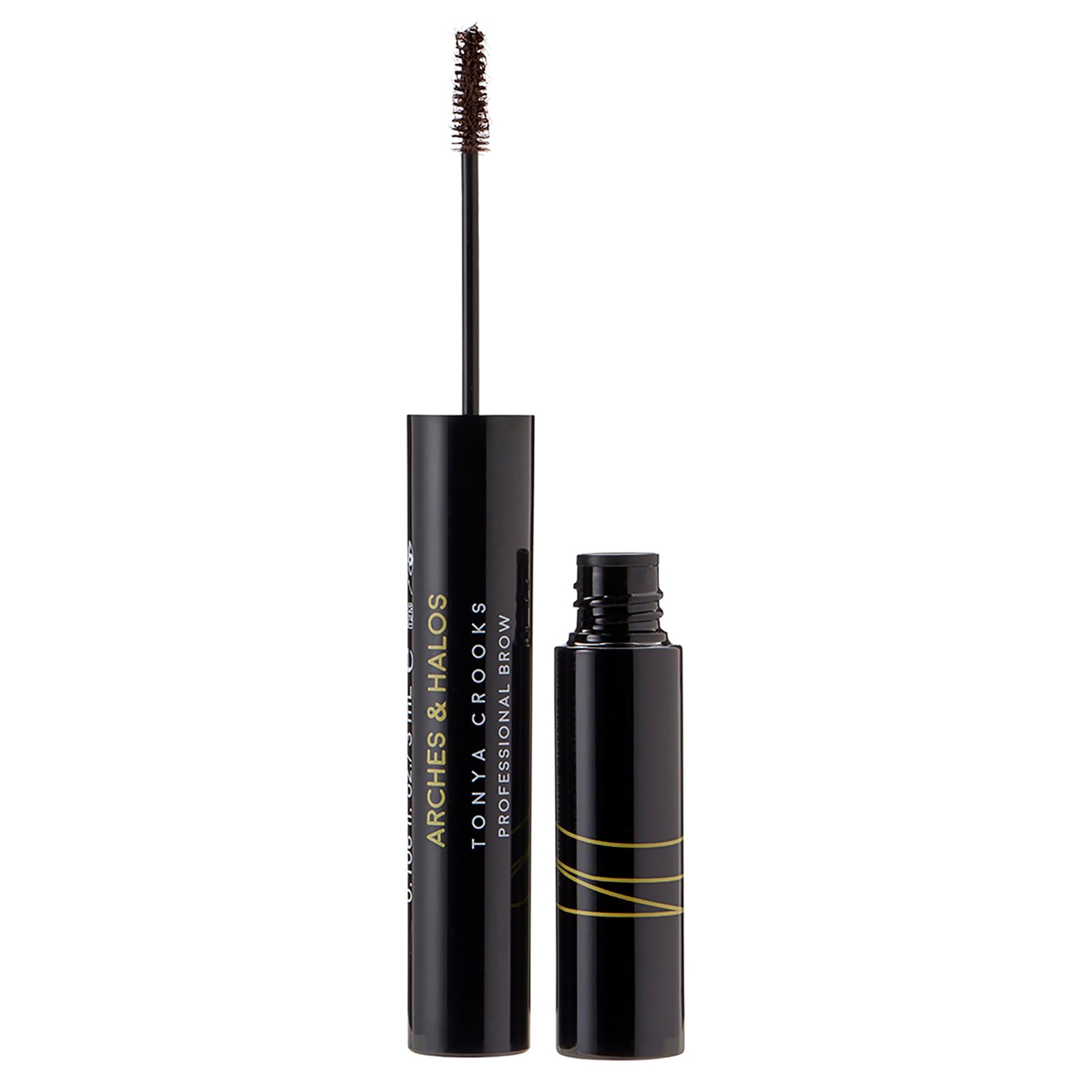 Arches & Halos Microfiber Tinted Brow Mousse in Warm Brown, 0.11 oz